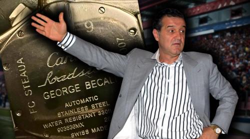 Fotografie de colecție cu ceasurile de 200.000 de euro pe care Gigi Becali le a oferit cadou fotbaliștilor de la FCSB: „Nu o să l vând niciodată!”. Foto exclusiv