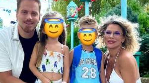 Ilan Laufer și gemenii lui, izbiți de o șoferiță, în Capitală! Se plimbau cu trotineta