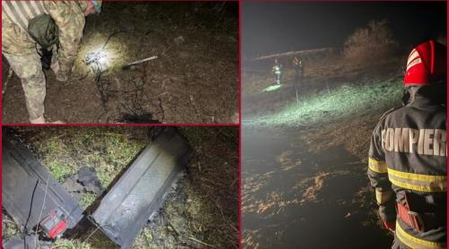 O dronă a explodat în Tulcea! Primele imagini video