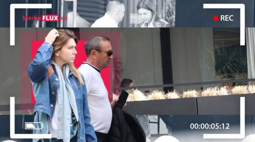 PAPARAZZI Simona Halep și Dorin Mateiu nu se mai ascund! Prânz romantic în oraș ziua în amiaza mare FOTO și VIDEO