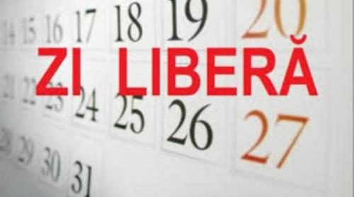 S a dat lege! Miercuri e zi liberă!