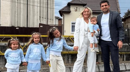 Soțul Laurei Cosoi s a dat de gol! Cosmin Curticăpean a dezvăluit, fără să vrea, sexul celui de al cincilea copil