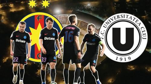 Surprize mari la FCSB – U Cluj: fără căpitanul Darius Olaru! Cum arată primul 11 al roș albaștrilor. Exclusiv