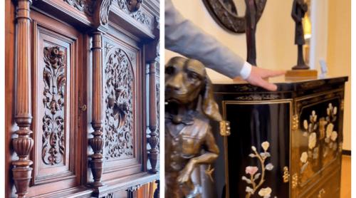 „Toate obiectele sunt mai valoroase de două ori decât apartamentul în sine”. Cât costă locuința muzeu scoasă la vânzare într un oraș din România