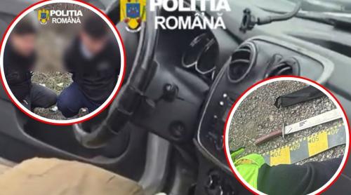 Urmărire ca n filme pe șoselele din Argeș: focuri de armă, mașini lovite și o descoperire surprinzătoare. Cursa nebună a avut un final neașteptat