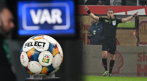 VAR în SuperLiga, la fel ca în top 5 campionate ale Europei! Cât vor plăti cluburile pentru implementarea noului sistem cu camere 4K