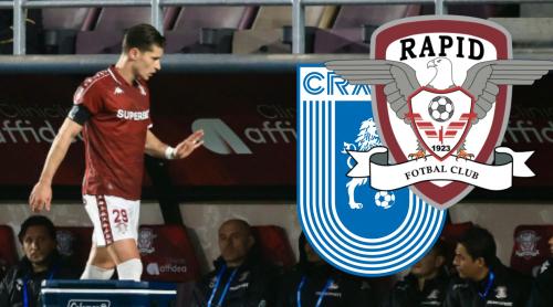 Alex Dobre, out din echipa Rapidului la Craiova!