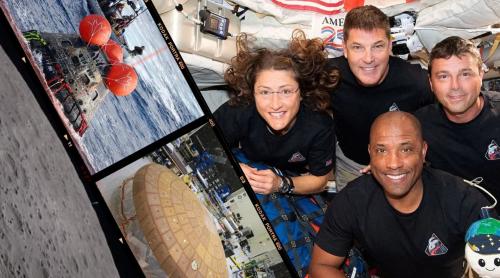 Artemis II și a încheiat misiunea. A ajuns cu succes pe Pământ după ce a scris istorie și a zburat în jurul lunii. Prima reacție NASA. Video