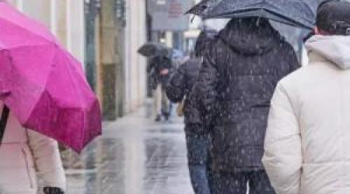 Ciclonul Erminio lovește România. Sunt anunțate ploi, viscol, ninsori și strat de zăpadă de 20 cm la munte