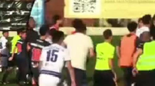 Imagini incredibile: Dan Alexa, repriză de box pe gazon!