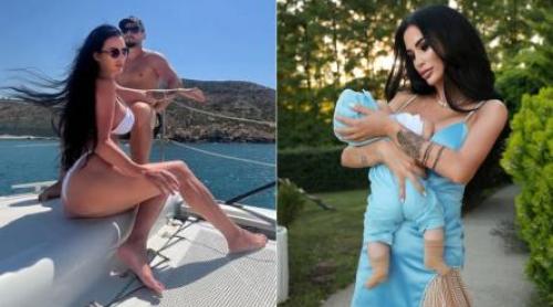 Imagini rare cu Daniela Crudu. Cum arată acum fosta asistentă TV de când e mamă de doi copii