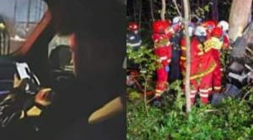 Imaginile durerii! Ce a apărut în pădurea Snagov, unde au murit David și Mihai