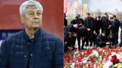 Mircea Lucescu, pe ultimul drum. Imagini emoționante de la ceremonia de înmormântare