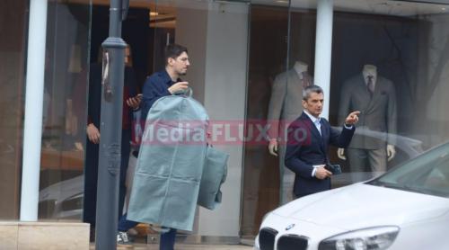 PAPARAZZI Mobilizare de grad 0 în familia Lucescu! Răzvan și fiul său, Matei, misiune contracronometru pentru hainele de înmormântare ale marelui Il Luce FOTO și VIDEO