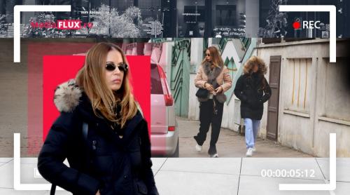 PAPARAZZI Soția lui Dan Petrescu, aproape de marele antrenor! Adriana Petrescu a rămas alături de fiica sa în România