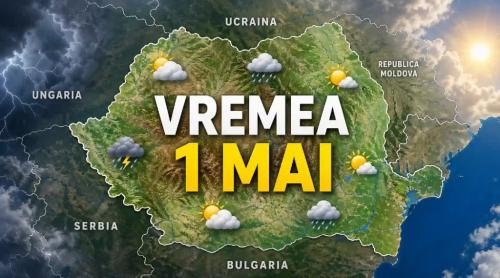 Ploi și vânt puternic în minivacanța de 1 mai. Avertismentul meteorologilor