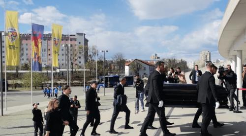 Primele imagini cu sicriul lui Mircea Lucescu la Arena Națională. Programul ceremoniei