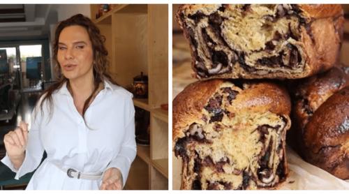 Rețeta Annei Lesko de cozonac cu nucă și gem de prune. Secretul vedetei pentru un gust intens și aromat