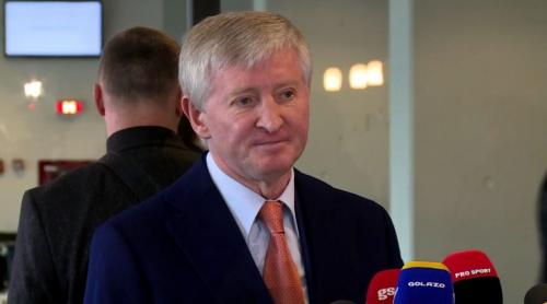 Rinat Ahmetov, declaraţii emoţionante după ce i a adus un ultim omagiu lui Mircea Lucescu: “O mare tragedie”