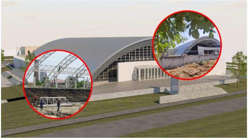 Sala Polivalentă dintr un mare oraș al României demnă de Cartea Recordurilor, în sens negativ. De ce nu este finalizată