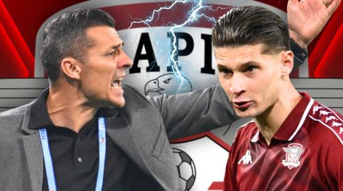 Situație explozivă în vestiarul Rapidului: “Alex Dobre și Costel Gâlcă NU își vorbesc!”