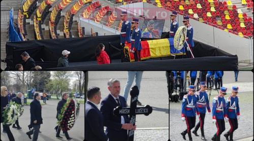 UPDATE: Nume mari din fotbal au început să vină, inclusiv Gică Hagi. Primele imagini de la priveghiul lui Mircea Lucescu pe Arena Națională. Mașina cu trupul neînsuflețit a ajuns la stadion FOTO și VIDEO