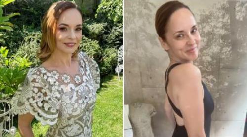 Andreea Marin, așa cum rar ți e dat să o vezi! Vedeta a îmbrăcat o salopetă mulată și s a afișat fără machiaj