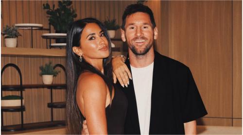 Antonela Roccuzzo, mesaj emoționant pentru soțul său, Leo Messi, la 20 de ani de la debutul în fotbal: ”Admir tot ce faci”