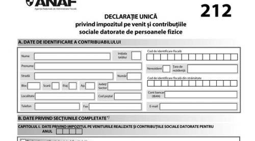 Anunțul ANAF pentru persoanele fizice! Declarația care trebuie depusă până luni, 25 mai. Este obligatorie