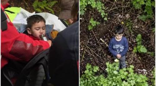 Ce au descoperit medicii pe corpul copilului de 5 ani, pierdut în pădure! Care este starea de sănătate a băiatului
