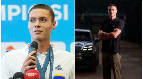 Ce mașină nouă conduce David Popovici. Campionul olimpic, surprins la volanul unui bolid de sute de mii de euro