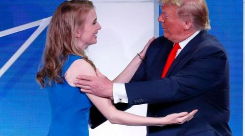 Cine e tânăra ținută secretă de Trump. Natalie îl ajută noaptea pe președintele american FOTO