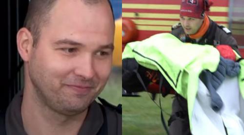 Declarațiile emoționante ale salvatorului care l a găsit pe Alex: „Nici nu putea să plângă”
