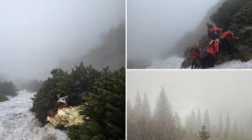 Filmul incidentului de la maratonul din Bucegi, soldat cu 11 răniţi. Salvamont ar fi cerut oprirea concursului