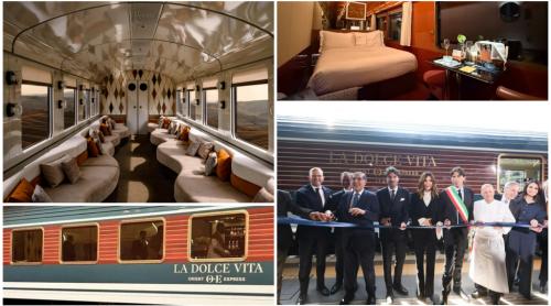 La Dolce Vita Orient Express. Cum arată trenul pregătit pentru noua rută Roma Istanbul. Vor fi 2 opriri și în România
