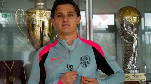 Lorenzo Biliboc, perla de la CFR Cluj, dezvăluie unde vrea să joace: „Pentru tata și pentru mama”. Interviu exclusiv