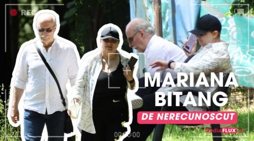 Mariana Bitang, de nerecunoscut! Doamna de Aur a gimnasticii românești, tunsă scurt, alături de Octavian Bellu prin Herăstrău FOTO și VIDEO PAPARAZZI