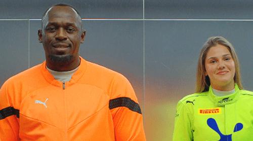 O româncă de 17 ani, protagonista uneia dintre cele mai spectaculoase campanii publicitare internaționale alături de Usain Bolt