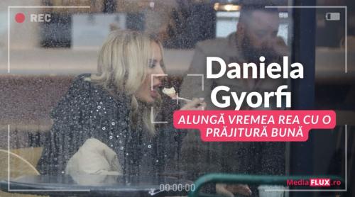 PAPARAZZI Daniela Györfi, în oraș la cafele și prăjituri după ce a slăbit! Cum arată artista la 57 de ani FOTO și VIDEO