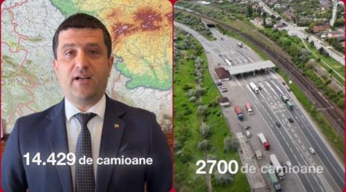 Radu Miruță a descoperit camera ilegalităților din Ministerul Transporturilor: Aproape 40% dintre camioanele din România circulă ilegal! TIR uri de 123 de tone pe A2