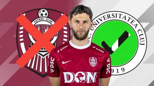 Alibek Aliev, reziliat de CFR, a semnat cu U Cluj! Câți bani va câștiga. Update exclusiv