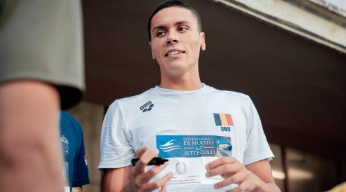 Câţi bani a câştigat David Popovici după cele trei medalii de la Settecolli!