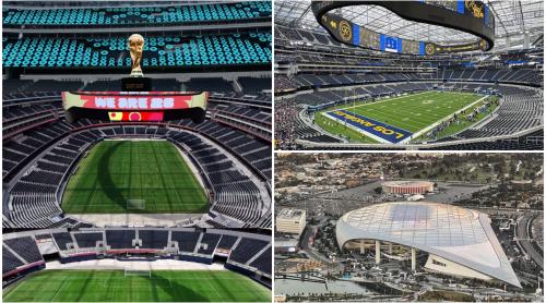 Cel mai scump stadion din lume va găzdui meciuri la Cupa Mondială 2026. Gigantul de 5,5 miliarde de dolari din Los Angeles