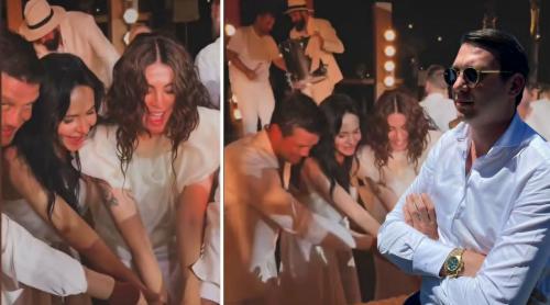 Cristi și Adelina Chivu l au nășit la Mykonos pe milionarul român! Evenimentul a fost organizat în mare secret