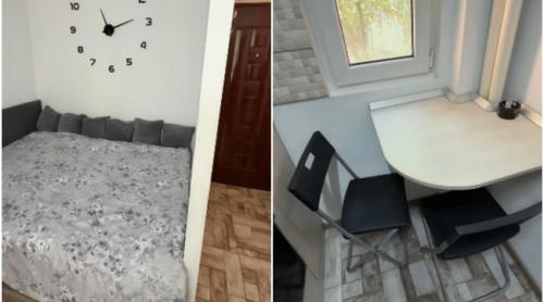 Cum arată o garsonieră din București de 23 metri pătrați și cu ce sumă se vinde