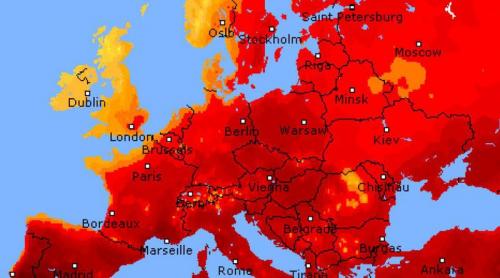 „Cupolă de foc” peste Europa, inclusiv în România! Val de căldură de până la 40 de grade și nopți tropicale