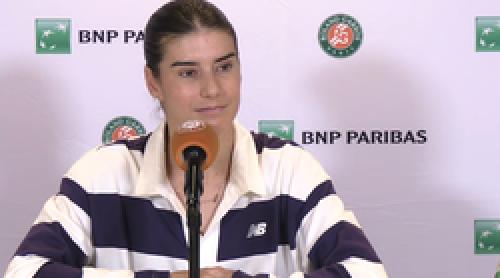 După eliminare, Sorana Cîrstea a spus cine ar vrea să câștige Roland Garros: „O ador”