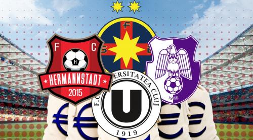 Ea este echipa din SuperLiga campioană la primit bani publici! FCSB se afla pe lista de 10 cluburi