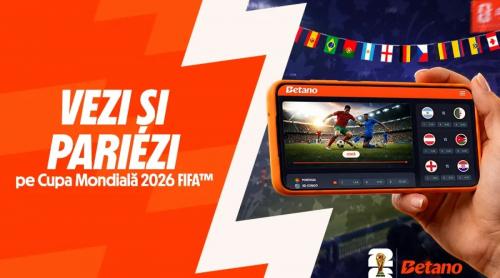 Fotbal în direct pe Betano: Cupa Mondială FIFA 2026™, livestreaming, program meciuri, statistici și pariuri live