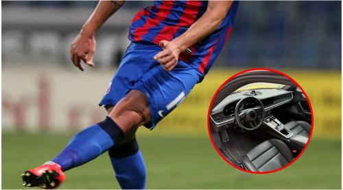 Fotbalistul de la FCSB care a provocat panică la echipă: a făcut accident chiar înainte de un meci. ”Mașina era avariată rău”
